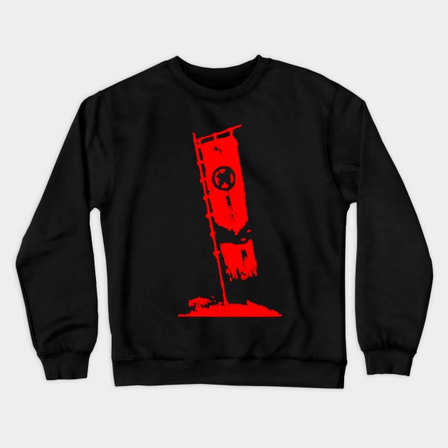 Ghost of Tsushima, Flag (Red) Crewneck Sweatshirt by One4an